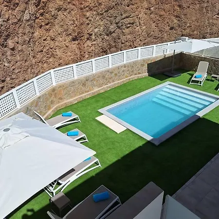 Malibú Mogán Secret Pool - Piscina Privada Y Climatizada - Exclusive Heated Pool Villa La Playa de Tauro