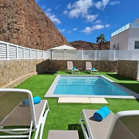 Malibú Mogán Secret Pool - Piscina Privada Y Climatizada - Exclusive Heated Pool Villa La Playa de Tauro